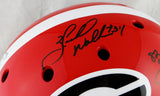 Herschel Walker Autographed Georgia F/S Replica Helmet w/ Heisman- Beckett Auth