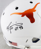 Earl Campbell Ricky Williams HT Signed Longhorns F/S Schutt Replica Helmet w/Chrome Logo- JSA W Auth