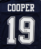 Amari Cooper Autographed Blue Pro Style Jersey- JSA W Authentication *Black *9