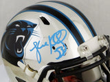 Luke Kuechly Autographed Carolina Panthers Chrome Speed Mini Helmet- JSA W Auth *Blue