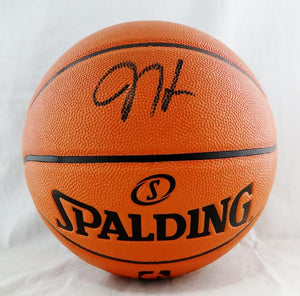 James Harden Autographed NBA Spalding Basketball - Beckett Auth *Black
