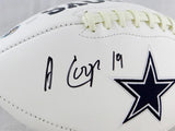 Amari Cooper Autographed Dallas Cowboys Logo Football- JSA W Auth