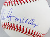 Nolan Ryan Autographed Rawlings OML Baseball W/ 69 WS Champs - AIV Hologram Image 3