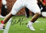 Baker Mayfield HT Signed Oklahoma Sooners 16x20 Hands on Ball PF Photo- Beckett Auth