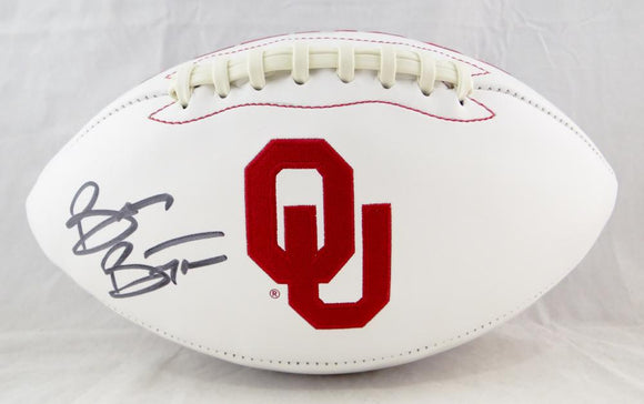 Brian Bosworth Autographed OU Sooners Logo Football - JSA W Auth