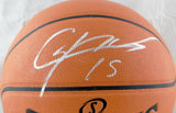 Clint Capela Autographed Official NBA Basketball - Tristar Auth *Silver