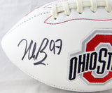 Nick Bosa Autographed Ohio State Buckeyes Logo Football- JSA W Auth