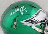 Randall Cunningham Autographed Philadelphia Eagles Chrome Mini Helmet- Beckett Auth *White