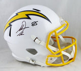 Antonio Gates Autographed San Diego Chargers F/S Color Rush Helmet- Beckett Auth *Blk