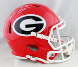 AJ Green Autographed Georgia Bulldogs F/S Speed Riddell Helmet- JSA W Auth *White