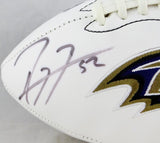 Ray Lewis Autographed Baltimore Ravens Logo Football- PSA Authenticated