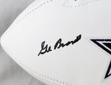 Gil Brandt Autographed Dallas Cowboys Logo Football w/ HOF - Beckett Auth