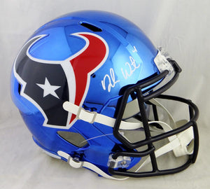 Deshaun Watson Autographed Houston Texans F/S Chrome Helmet- JSA Auth *White Image 1