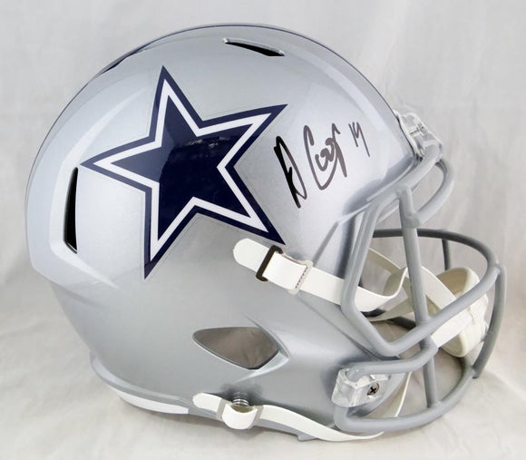 Amari Cooper Autographed Dallas Cowboys Speed Full Size Helmet- Beckett W Auth *Front