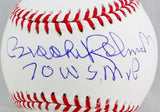 Brooks Robinson Autographed Rawlings OML Baseball W/ 70 WS MVP - JSA W Auth Image 2