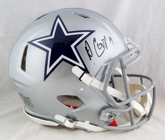 Amari Cooper Autographed Dallas Cowboys Speed Full Size Helmet- Beckett W Auth *Front