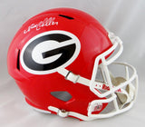 Nick Chubb Autographed Georgia Bulldogs Full Size Speed Helmet - JSA-W Auth *White