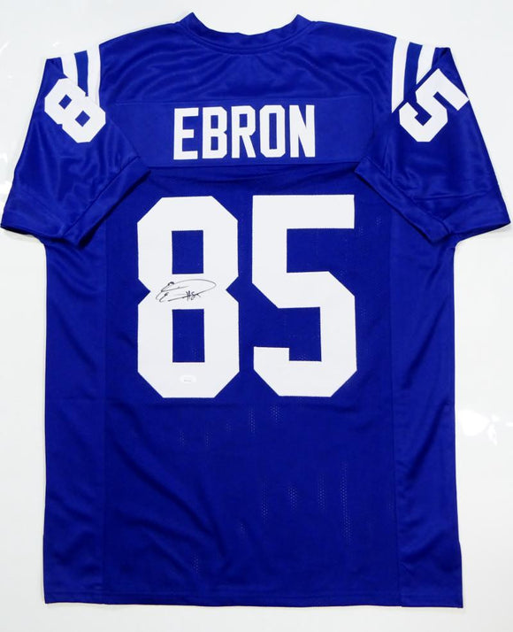 Eric Ebron Autographed Blue Pro Style Jersey - JSA W Auth