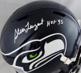 Steve Largent Autographed Seattle Seahawks F/S Speed Helmet w/ HOF- JSA W Auth *White