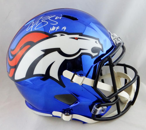 Champ Bailey Autographed Denver Broncos Logo Football w/ HOF- JSA Witn –  The Jersey Source