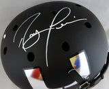Ray Lewis Autographed Miami Hurricanes Black Schutt F/S Helmet - Beckett Auth *White