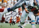 Kenny Easley Autographed Seattle Seahawks 8x10 Photo vs Dolphins w/ HOF- JSA W Auth *Black