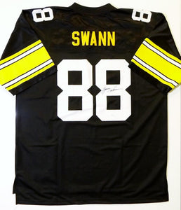 Lynn Swann Autographed Black Steelers NFL Pro Vintage Jersey-JSA W Auth *R8