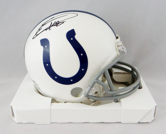 Eric Ebron Autographed Indianapolis Colts Mini Helmet- JSA W Authenticated *Blk