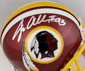 Jonathan Allen Autographed Washington Redskins Mini Helmet- Prova Auth *Silver