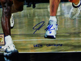 Jason Williams Autographed Sacramento Kings 16x20 PF Photo Behind Head Pass w/ Insc- Beckett Auth *Blue