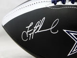 Troy Aikman Autographed Dallas Cowboys Black Logo Football- Beckett Auth *Silver