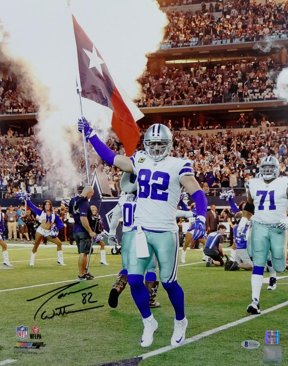 Jason Witten Tony Romo Autographed Dallas Cowboys 16x20 PF Photo