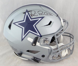 Michael Irvin Autographed Dallas Cowboys Full Size SpeedFlex Helmet- JSA W Auth *Black