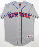 Doc Gooden Autographed New York Mets Grey Majestic Jersey w/ 86 WS Champs- JSA W Auth