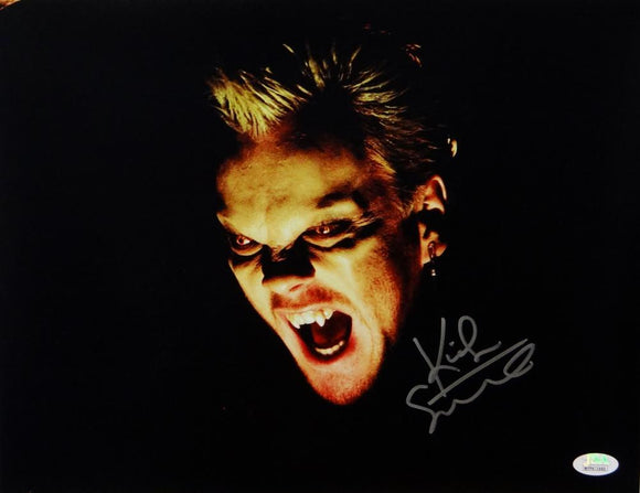Kiefer Sutherland Autographed 11x14 The Lost Boys Close Up Photo - JSA W Auth *Silver