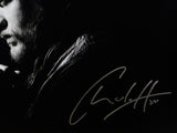 Charlie Hunnam Signed 11x14 Jax Teller B&W Close Up Photo- JSA W Auth *Silver
