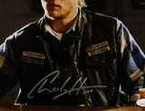 Charlie Hunnam Signed 11x14 Jax Teller in Leather Jacket Photo- JSA W Auth *Horizontal