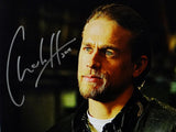 Charlie Hunnam Signed 11x14 Jax Teller in Leather Jacket Photo- JSA W Auth *Vertical