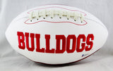 Hines Ward Autographed Georgia Bulldogs Logo Football - Beckett Auth