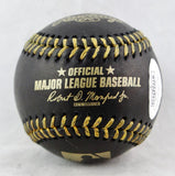 Felix Hernandez Autographed Black Rawlings OML Baseball w/ PG 8.15.12 - JSA W Auth *Gold