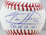 Felix Hernandez Autographed Rawlings OML Baseball w/PG 8.15.12- JSA W Auth *Blue