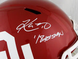 Kyler Murray Autographed Oklahoma Sooners F/S Speed Helmet W/ HT- Beckett Auth