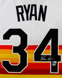 Nolan Ryan Autographed Houston Astros Rainbow Jersey - AI Verified *4
