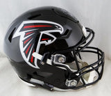 Tony Gonzalez Autographed Falcons F/S SpeedFlex Helmet w/ HOF- Beckett W Auth *White