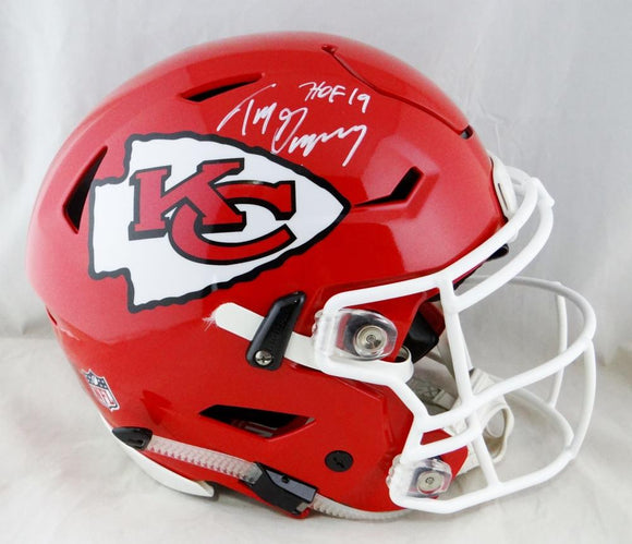 Tony Gonzalez Signed KC Chiefs Full Size SpeedFlex Helmet w/HOF - Beckett W Auth *White