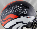 Von Miller Autographed F/S Denver Broncos Authentic Helmet- JSA W Auth  *White