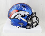 Von Miller Autographed Denver Broncos Chrome Mini Helmet - JSA W Auth *White