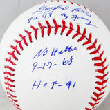 Gaylord Perry Autographed Rawlings OML Baseball w/ 4 Insc - SGC Auth