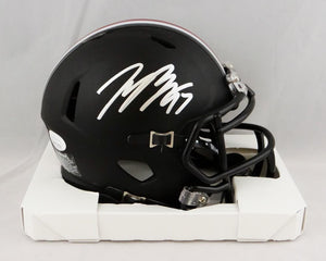 Joey Bosa Autographed Ohio State Buckeyes Black Speed Mini Helmet- JSA W Auth *Silver