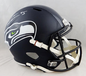 LJ Collier Autographed Seattle Seahawks F/S Speed Helmet- Prova Auth *White